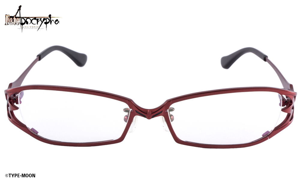 希少！ほぼ新品 Fate コラボ眼鏡 赤のセイバー モデル チタン製 0724100716_66a053c44223d.jpg